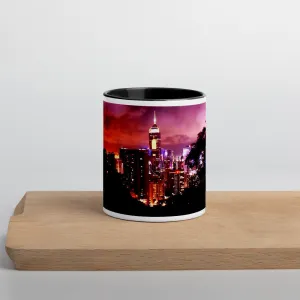 Hong Kong Nightscape Mug with Color Inside