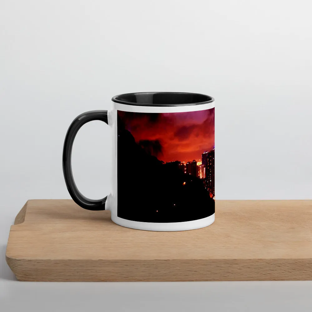 Hong Kong Nightscape Mug with Color Inside