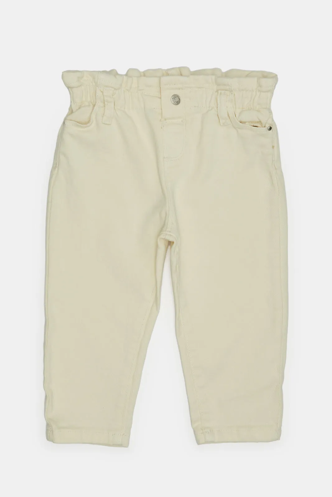 Infant Girls Ivory Trouser