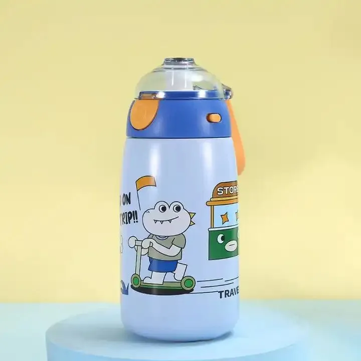 Kids Bullet Vacuum Insulated Flask - Leak-Proof, Easy Carry Loop