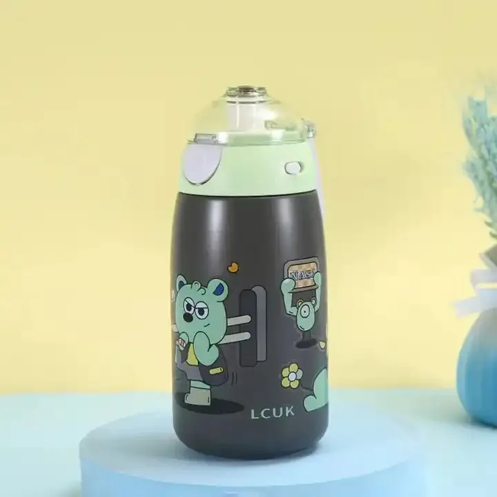 Kids Bullet Vacuum Insulated Flask - Leak-Proof, Easy Carry Loop