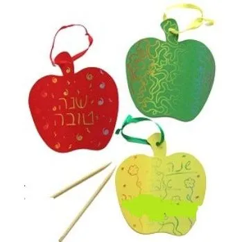 Magic Scratch Apples - 24 Apples & 12 scratching tools