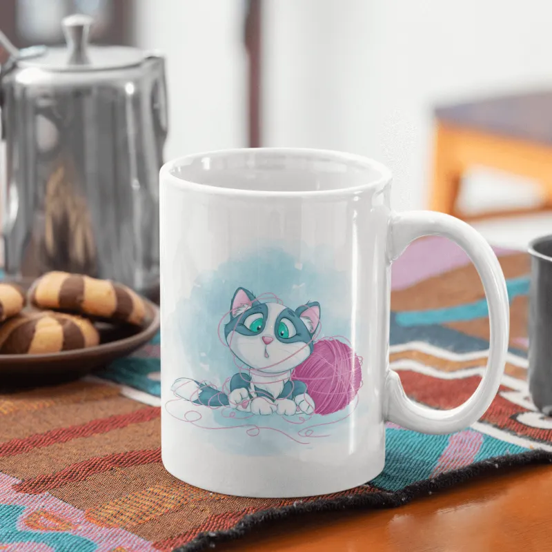 Mittens the Kitten Cat Mug