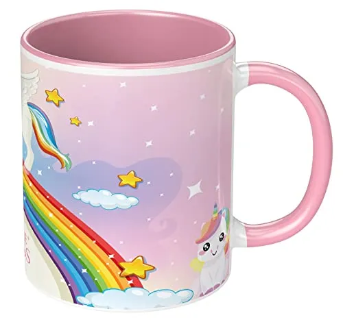 NH10 DESIGNS Printed Cartoon Coffee Mug for Kids Girls Boys Friends Best Birthday Gift Return Gifts Animated Tea Coffee Cups for Cartoon Lover (Microwave Safe Ceramic Coffee Mug-350Ml) - Uc3TM 20