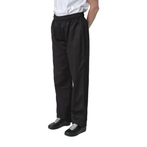 Nisbets Essentials Chef Trousers Black M - BB477-M