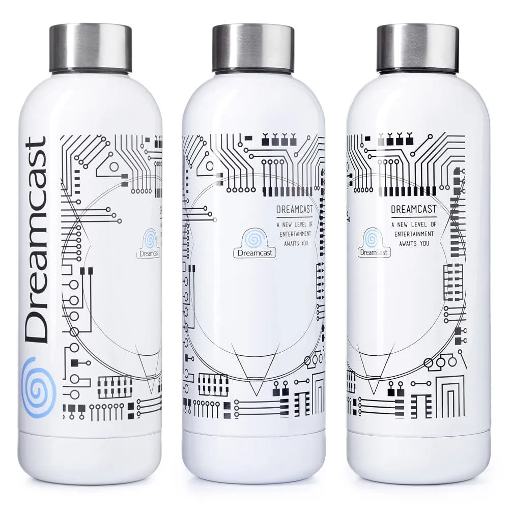 Official Dreamcast White Bowling Pin Style Water Bottle