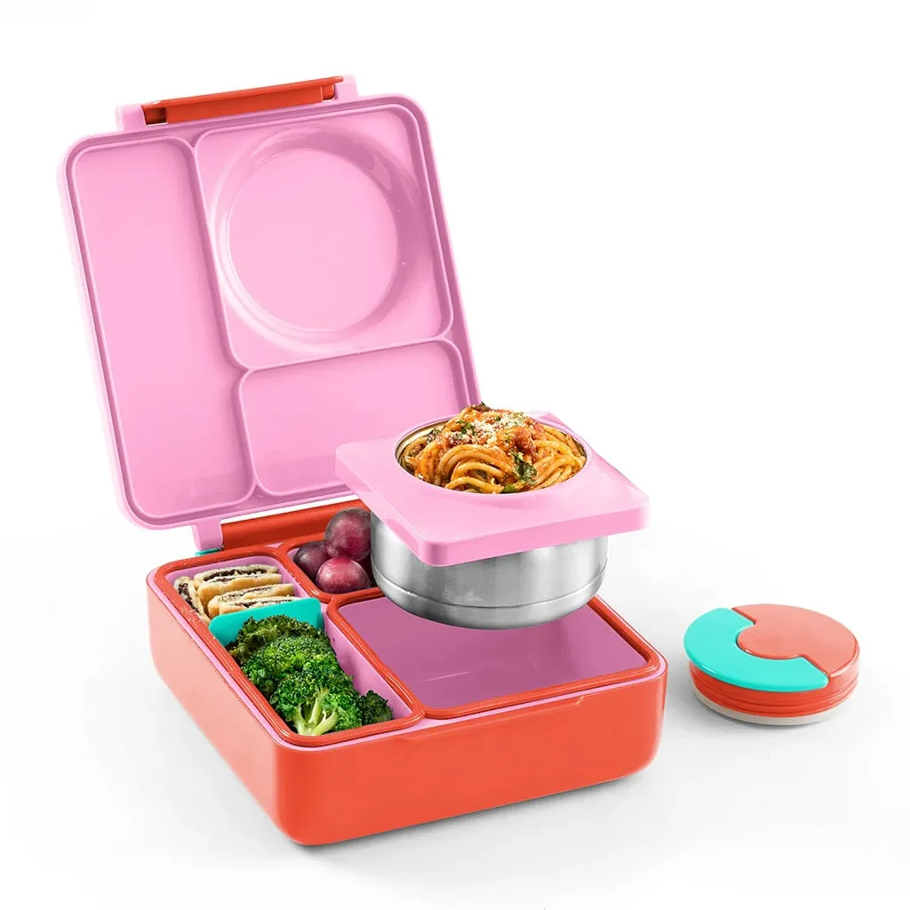 Omiebox Bento Box Hot & Cold - Pink Berry