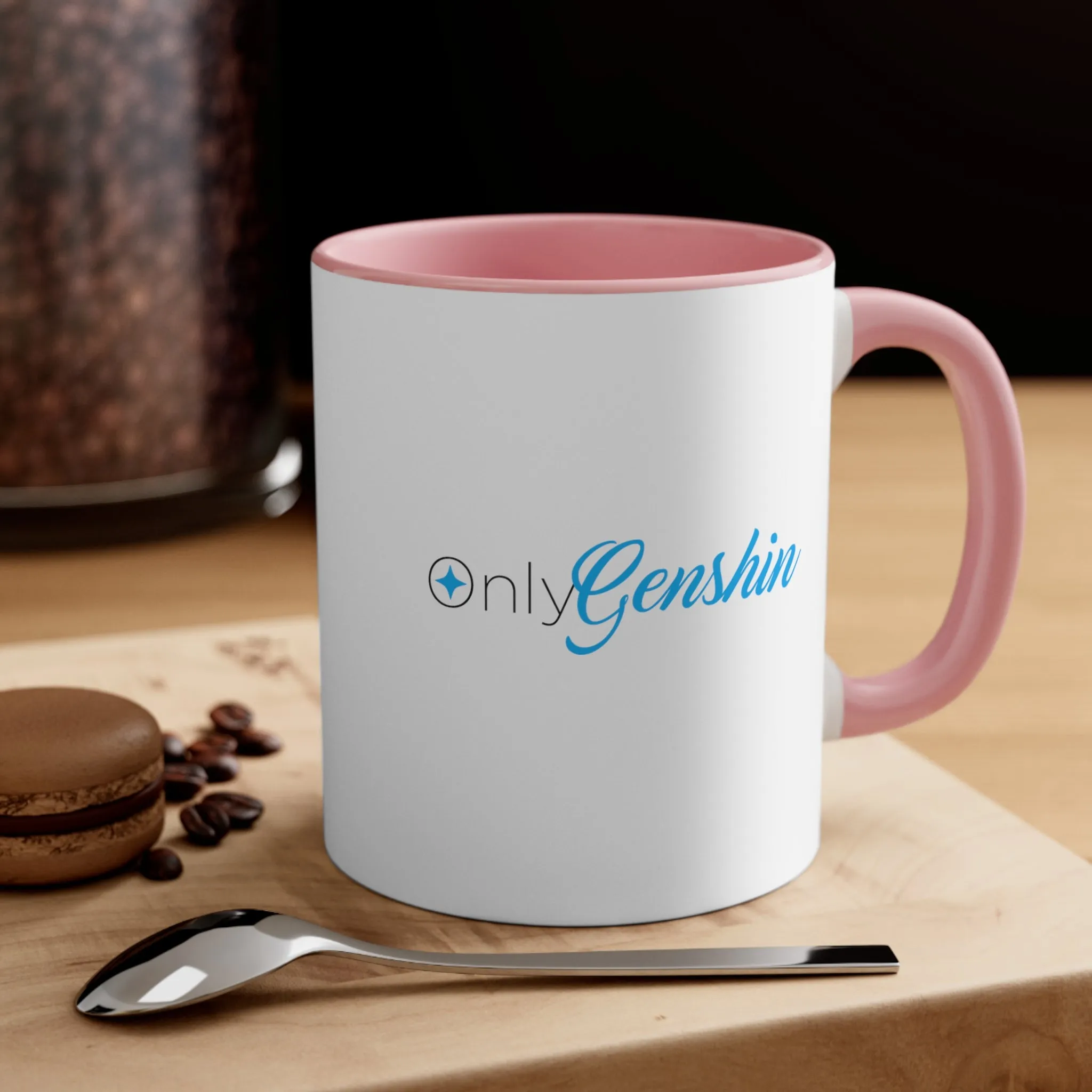 OnlyGenshinAccent Coffee Mug, 11oz Genshin Impact Cups Cup Mugs Onlyfans Inspired Funny Humor Humour Joke Pun Comedy Game Gift Gifts For Gamer Birthday Christmas Valentine's