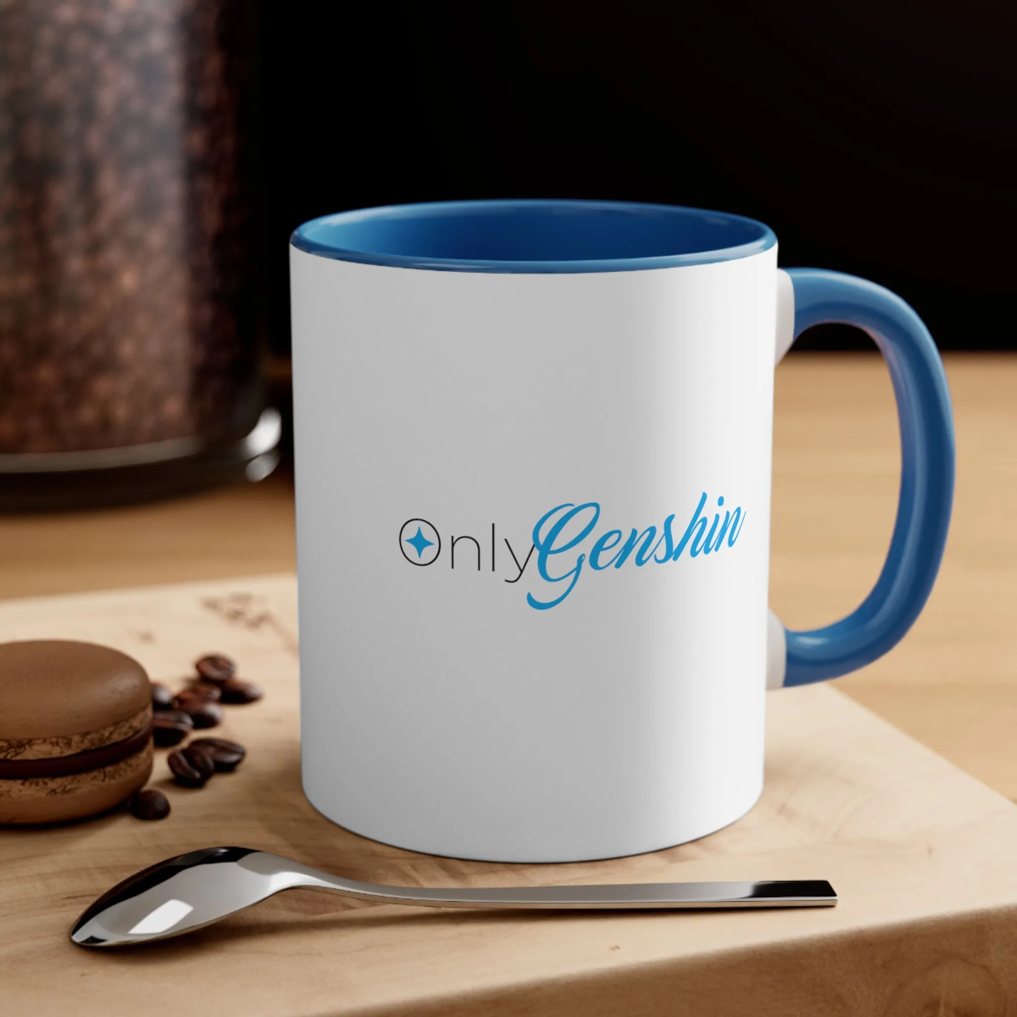 OnlyGenshinAccent Coffee Mug, 11oz Genshin Impact Cups Cup Mugs Onlyfans Inspired Funny Humor Humour Joke Pun Comedy Game Gift Gifts For Gamer Birthday Christmas Valentine's