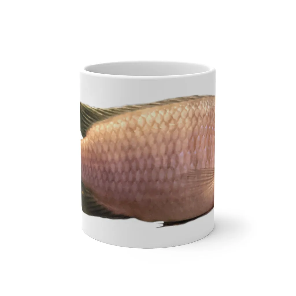 Peach Fish Color Changing Mug