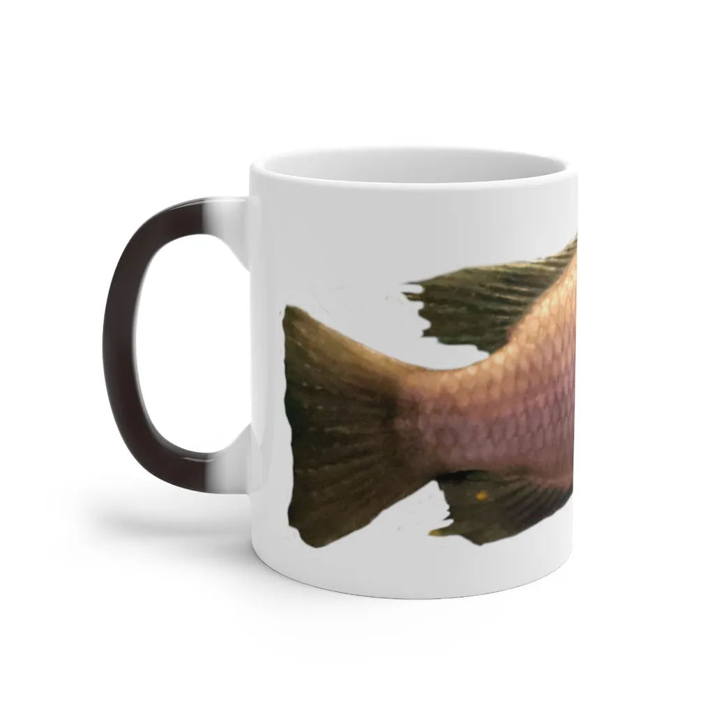 Peach Fish Color Changing Mug