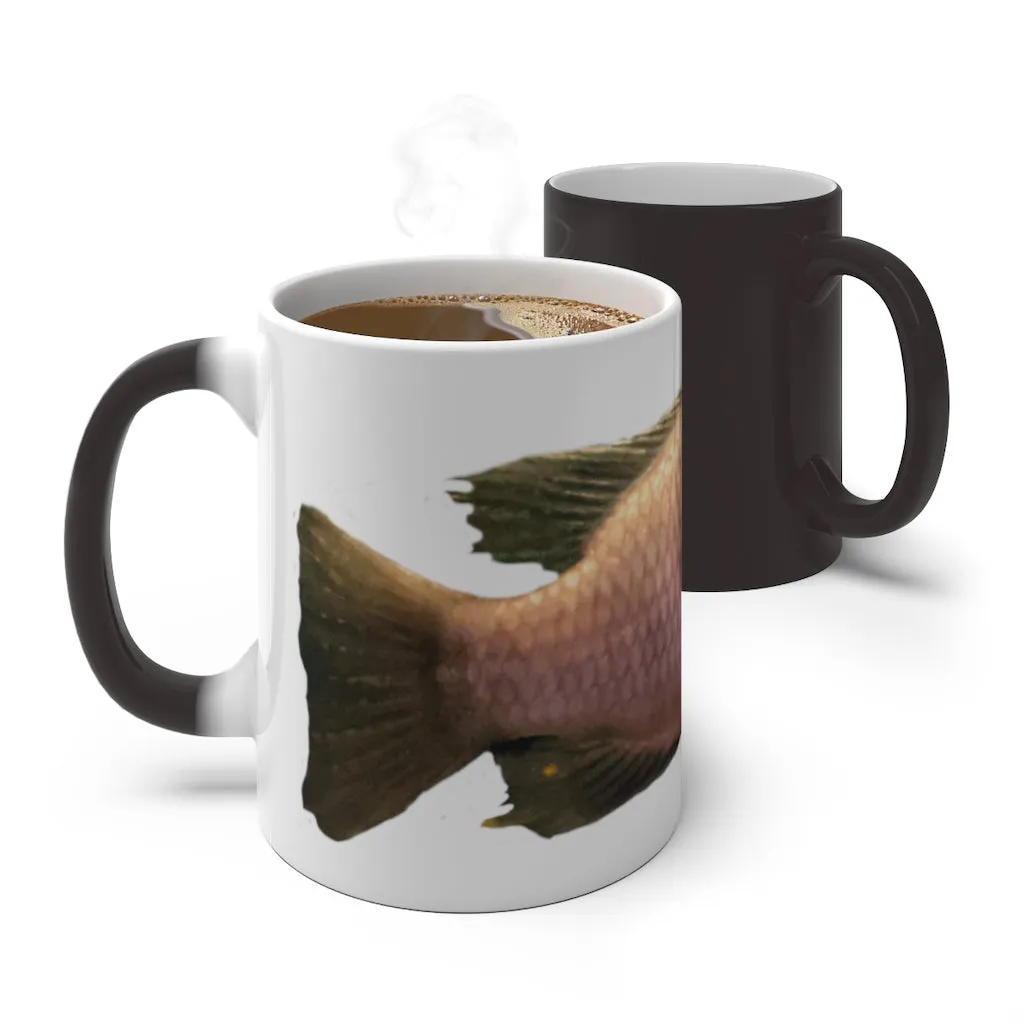 Peach Fish Color Changing Mug