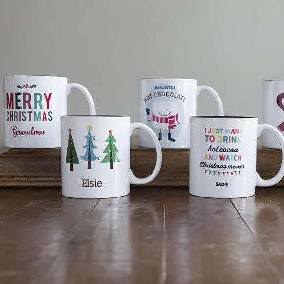 Personalized Christmas Tree Christmas Mug