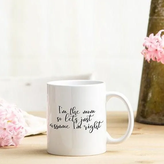 Personalized Mom Life Mugs