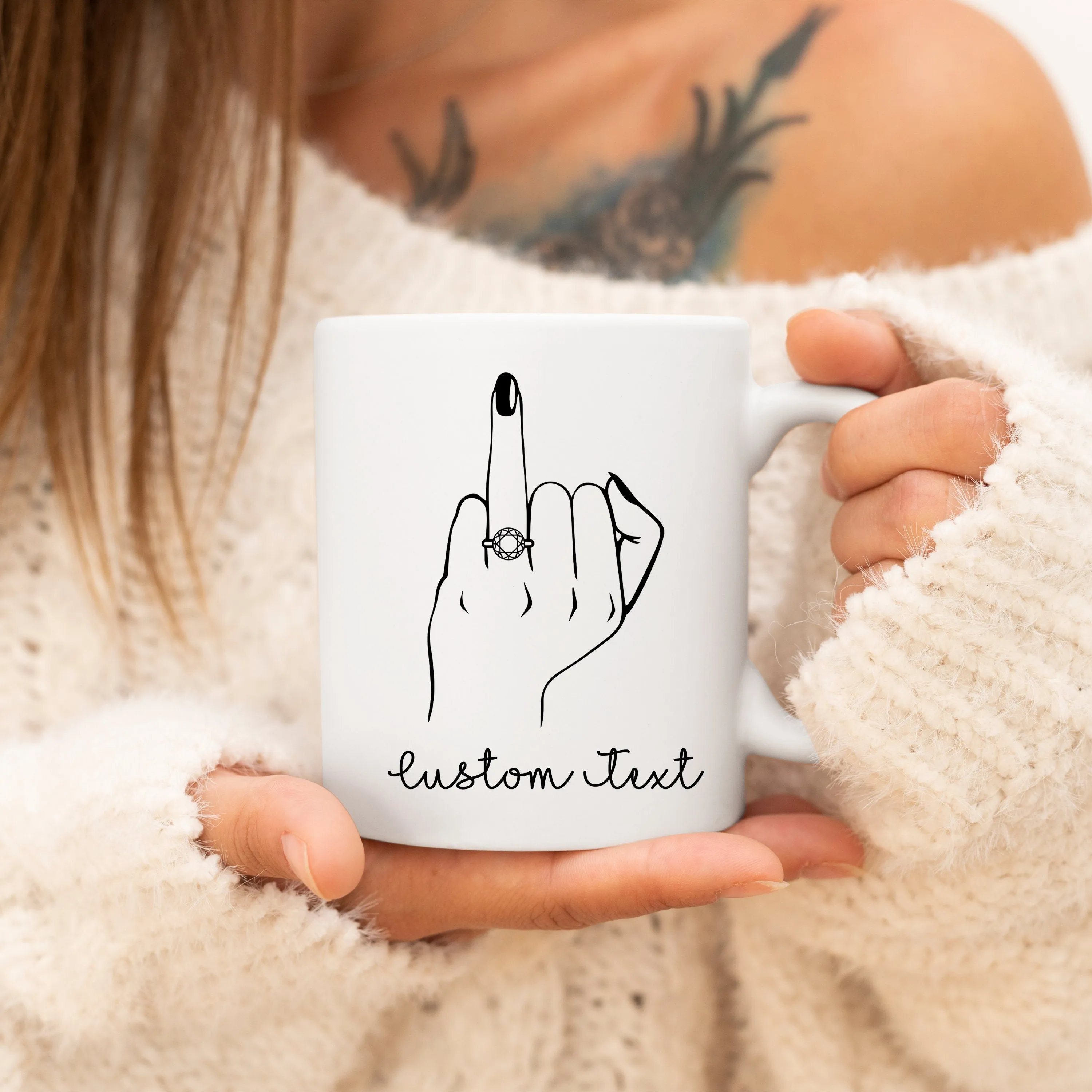 Personalized Ring Engagement Mug