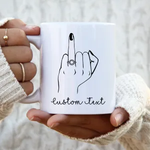 Personalized Ring Engagement Mug