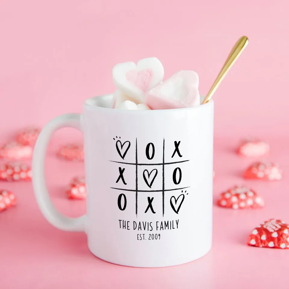 Personalized Valentine’s Day Mugs - Calligraphy Designs