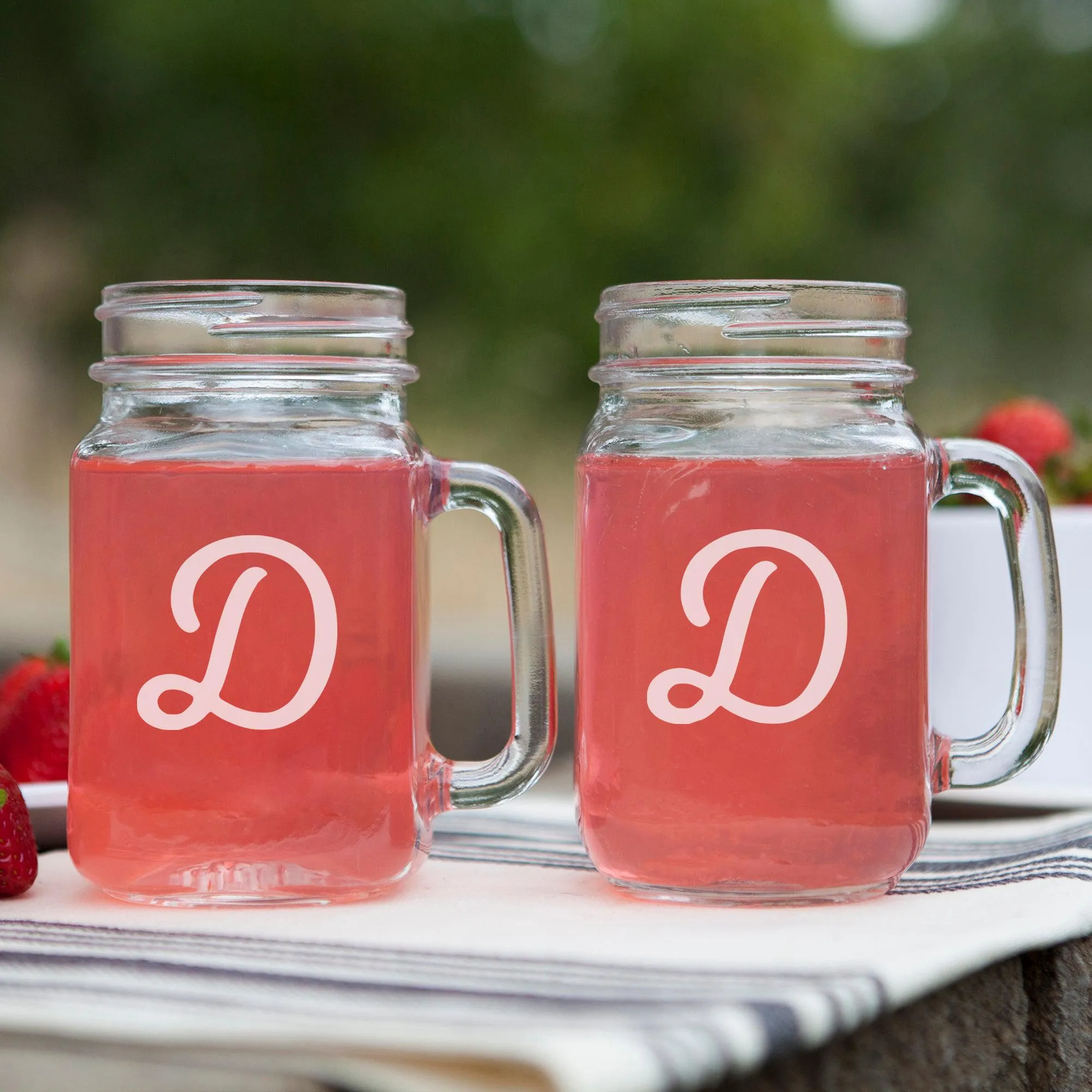 Personalized Wedding Mason Jars