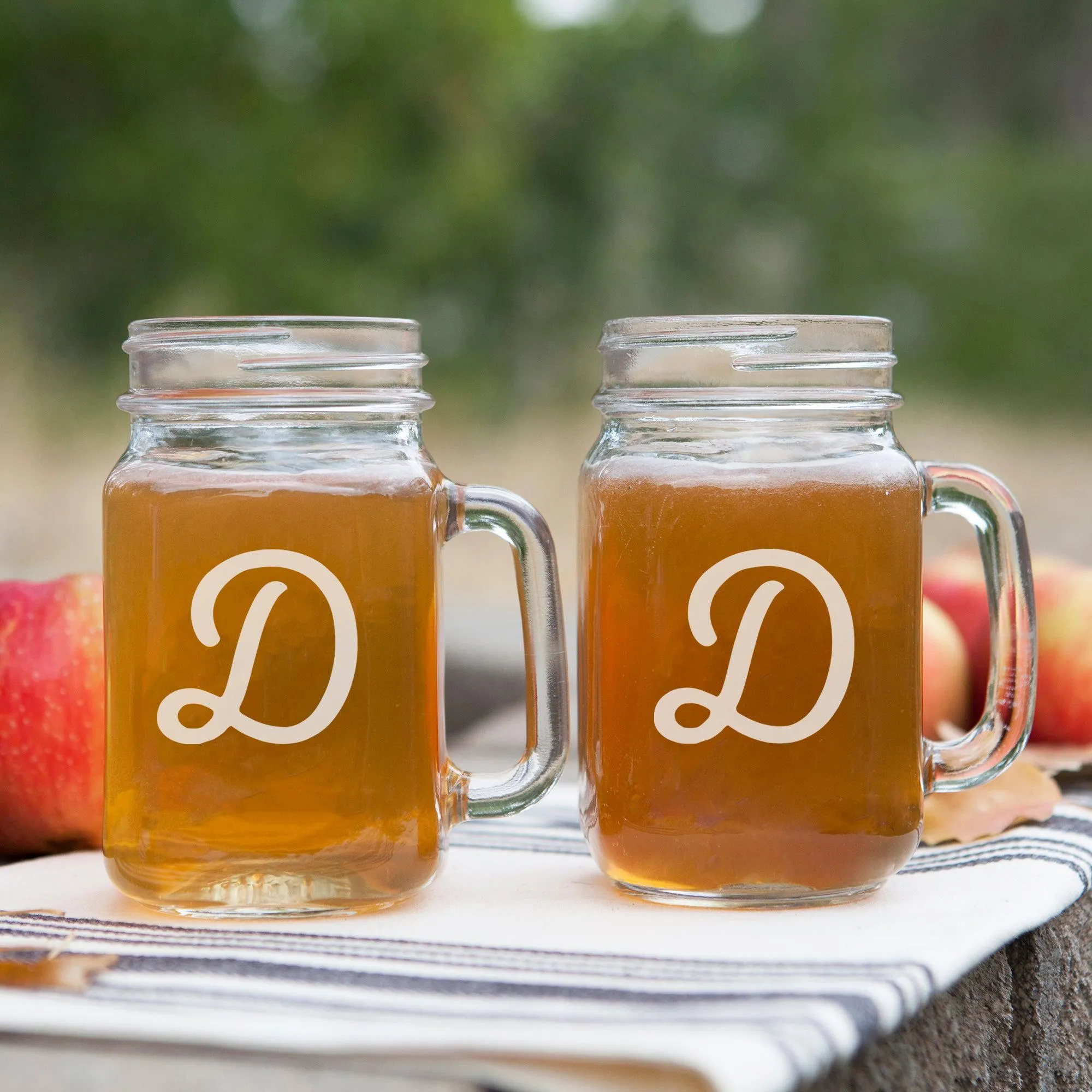 Personalized Wedding Mason Jars