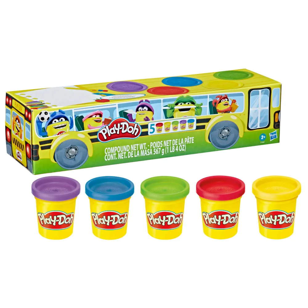 Play-Doh School Bus Back To School 5 Pack