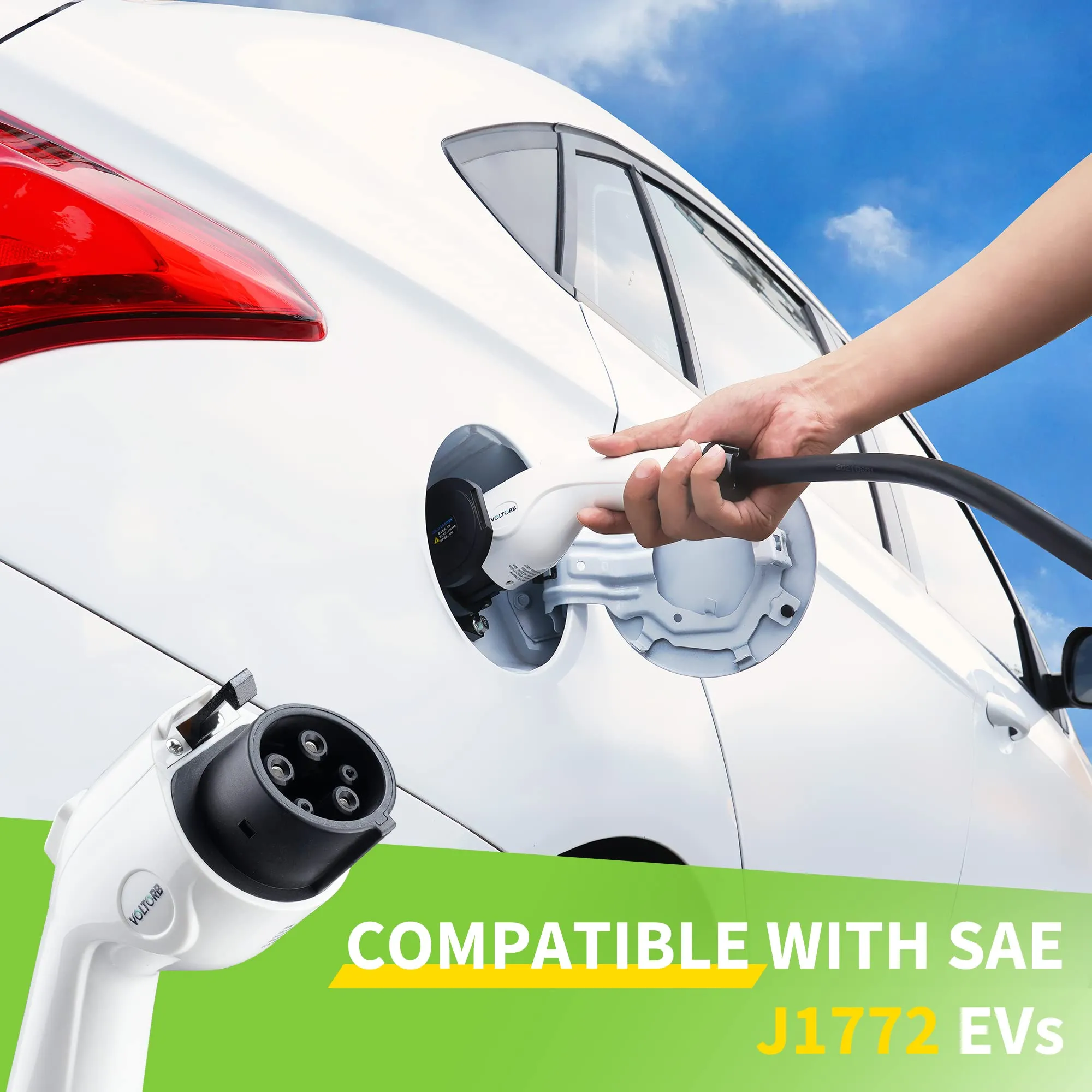 Portable EV Electric Vehicle Charger Plug-in.