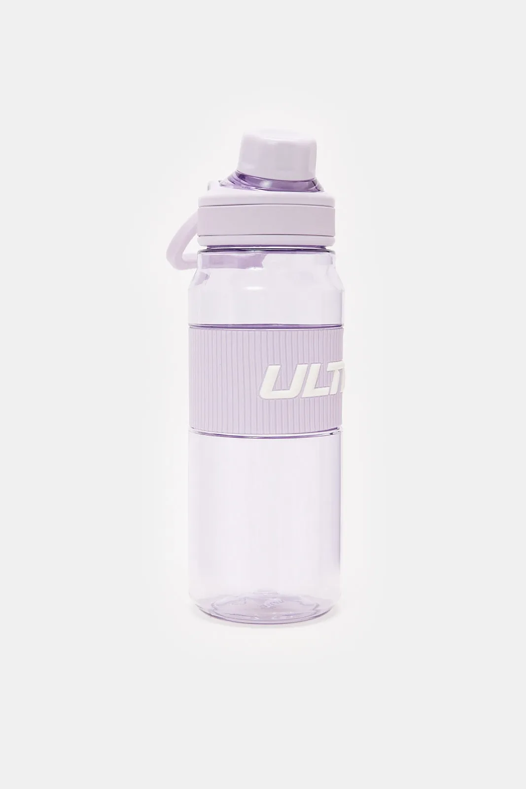 Purple Printed Water Bottle