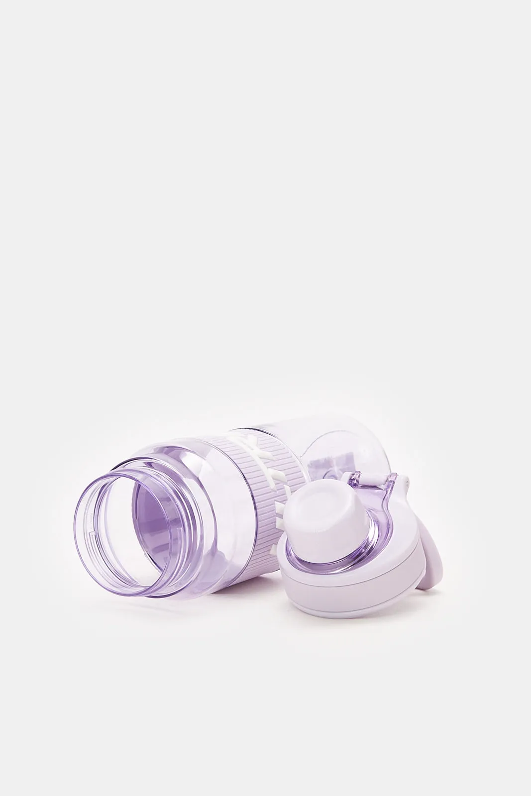 Purple Printed Water Bottle