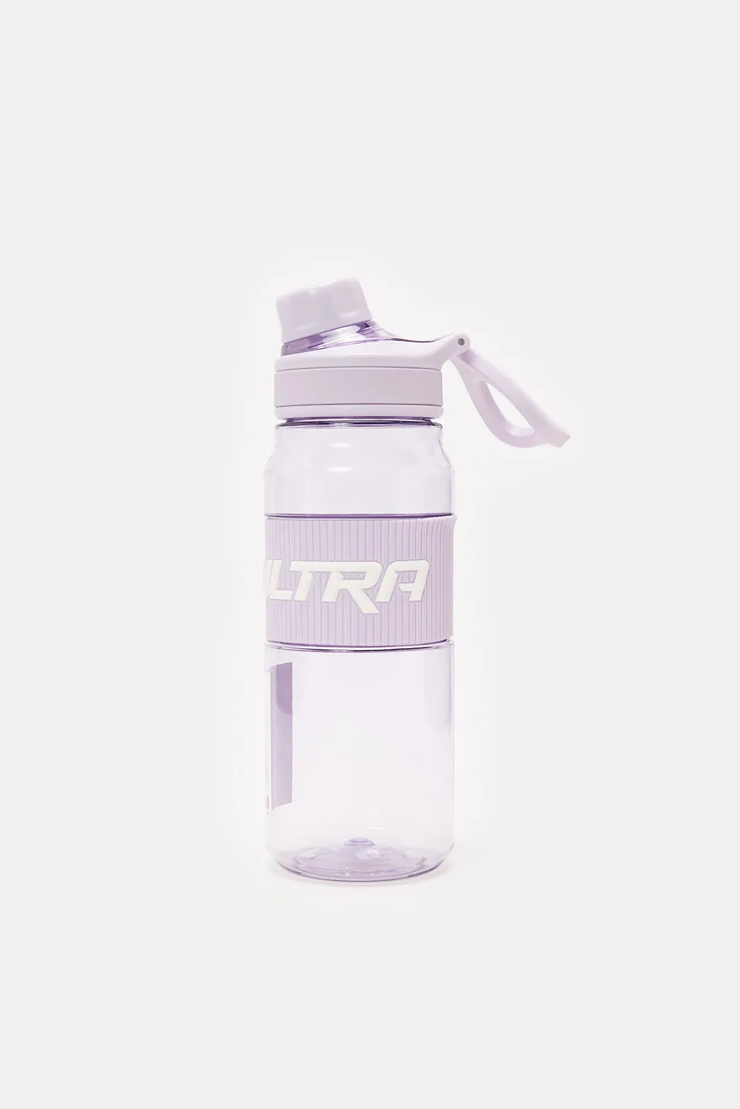 Purple Printed Water Bottle