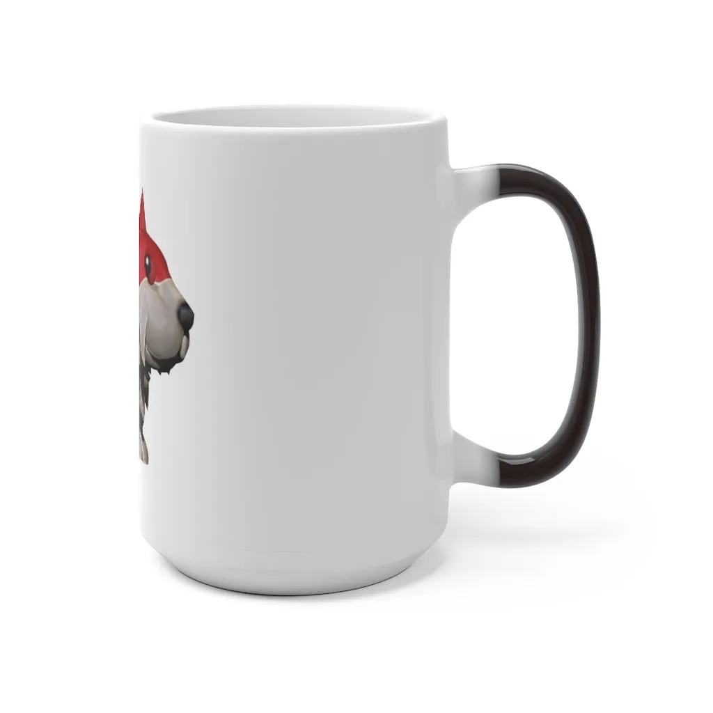 Red Dog Color Changing Mug