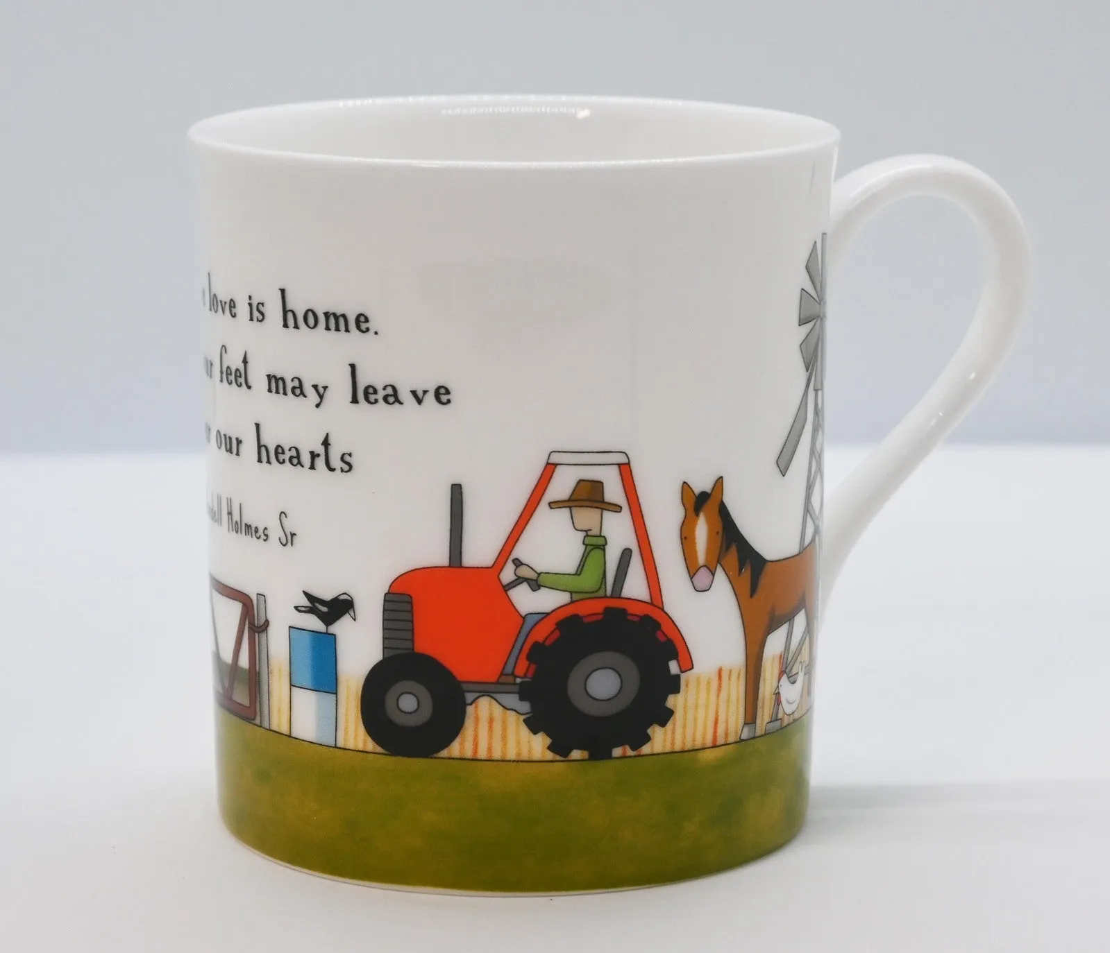 Red Tractor Designs - Bone China Mug Homing Instincts