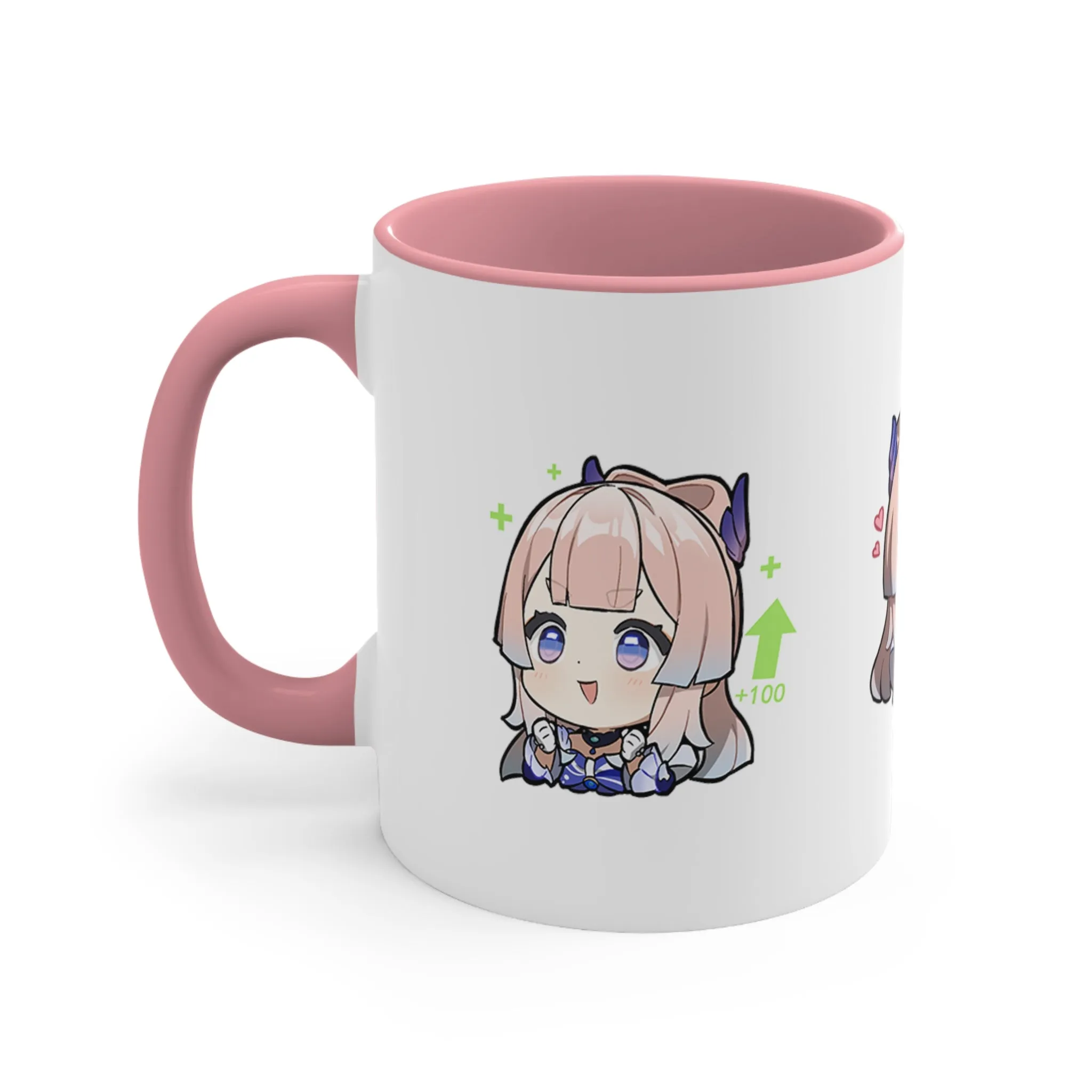 Sangonomiya Genshin Impact Kokomi Accent Coffee Mug, 11oz Cups Mugs Cup Gift For Gamer Gifts Game Anime Fanart Fan Birthday Valentine's Christmas