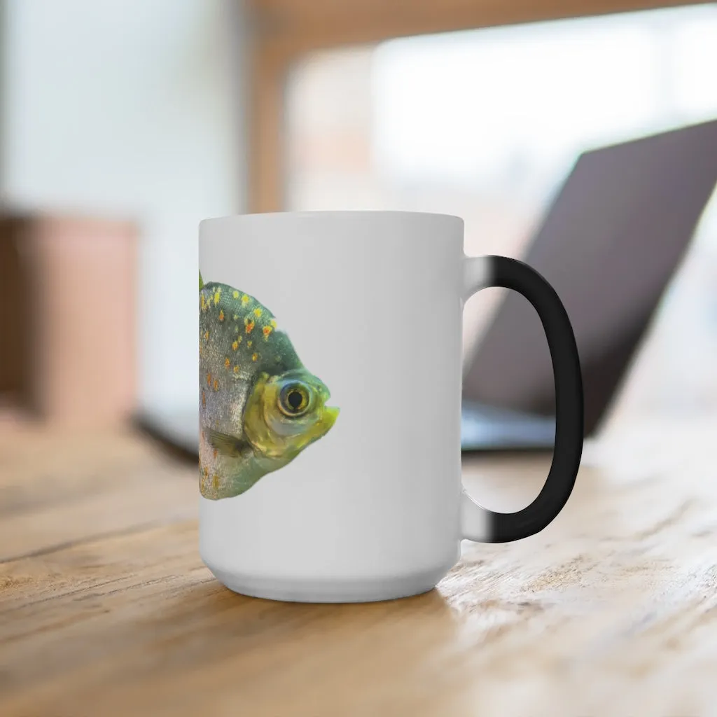 Silver Fish with Specs Color Changing Mug