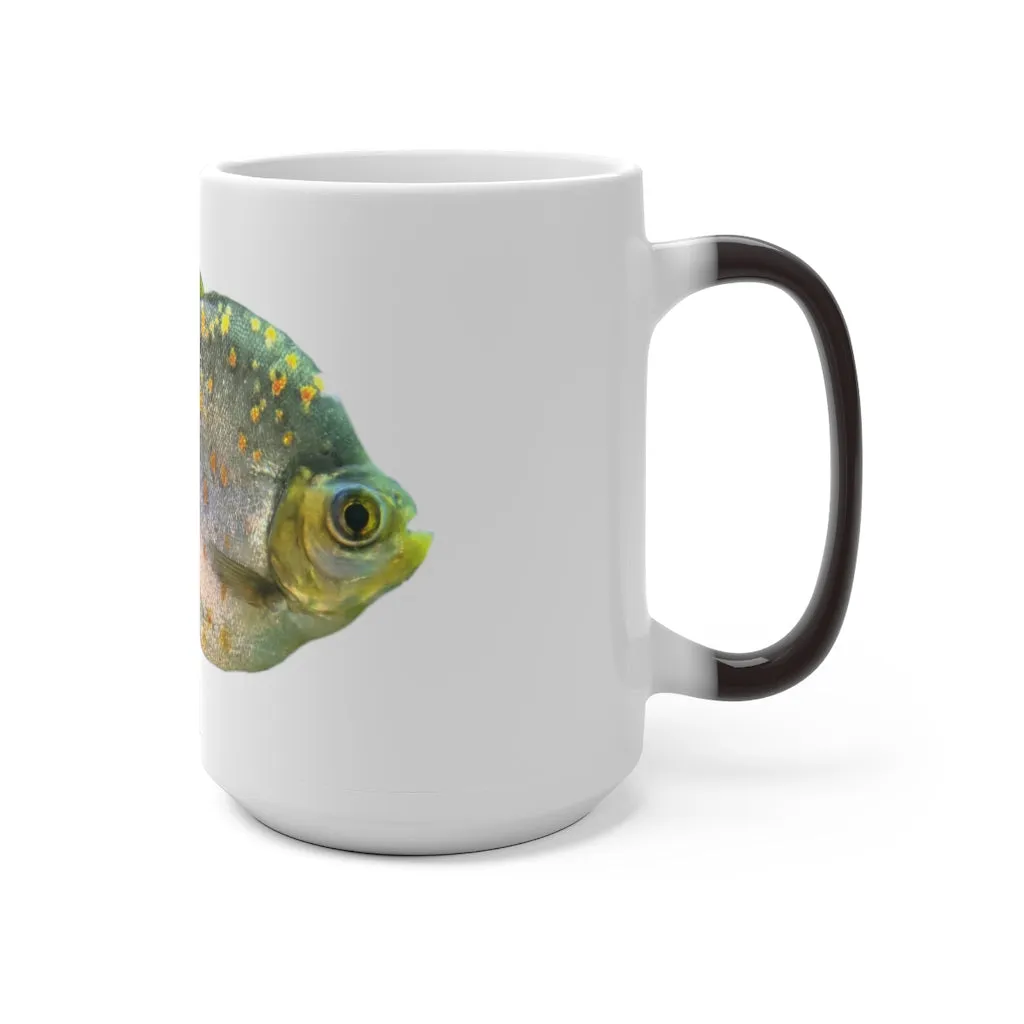 Silver Fish with Specs Color Changing Mug