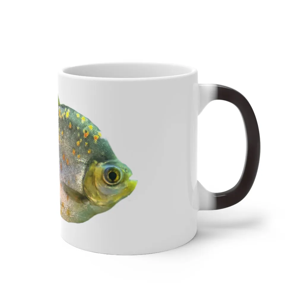 Silver Fish with Specs Color Changing Mug