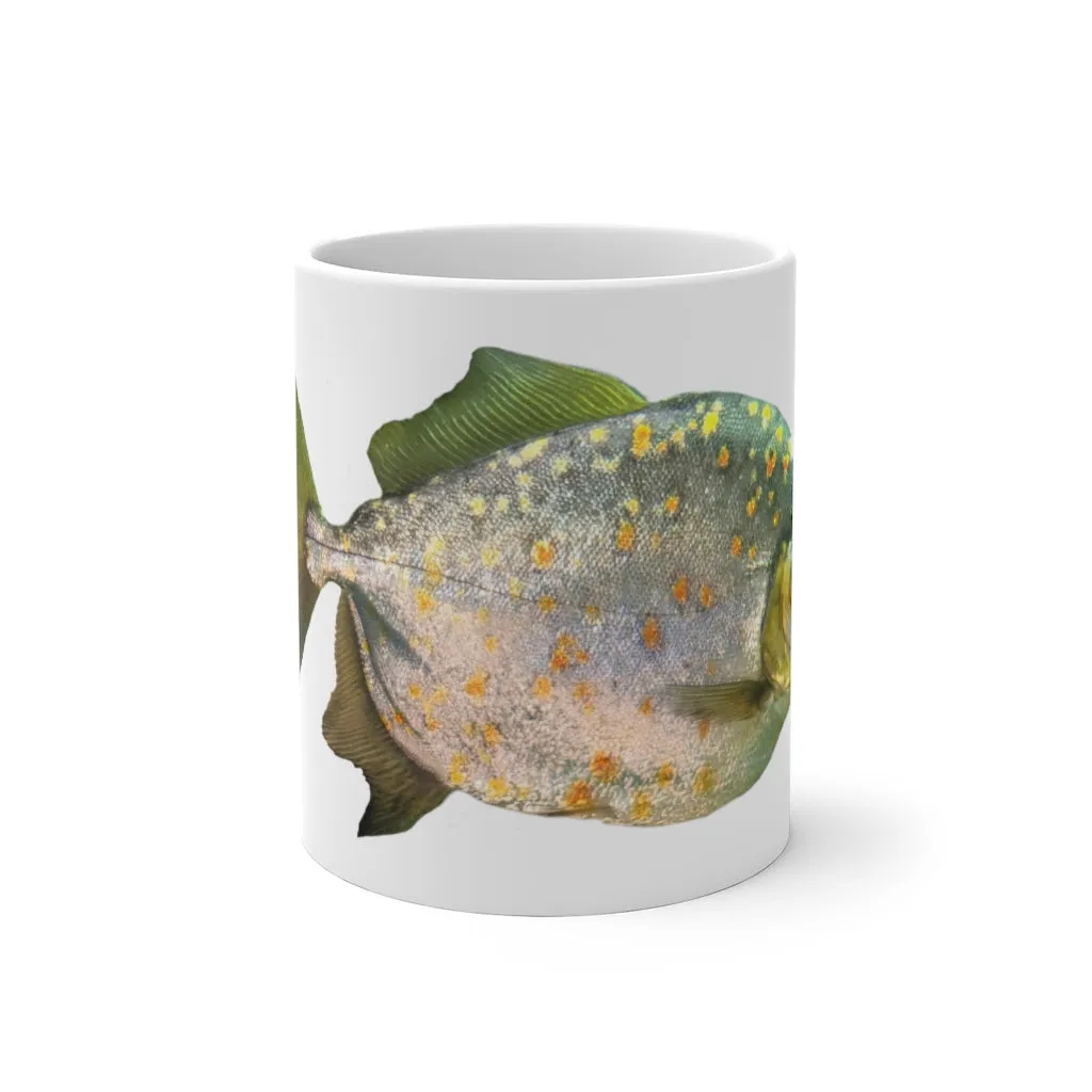 Silver Fish with Specs Color Changing Mug