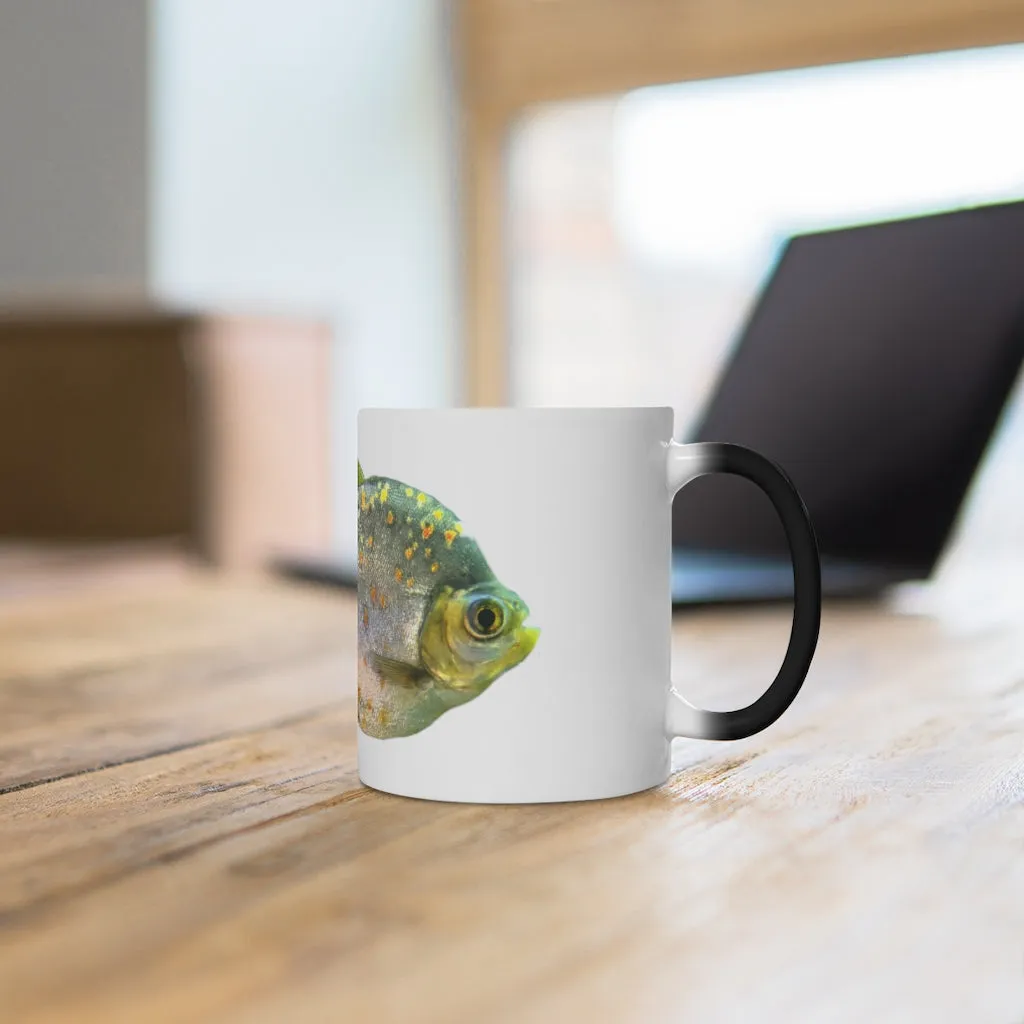 Silver Fish with Specs Color Changing Mug