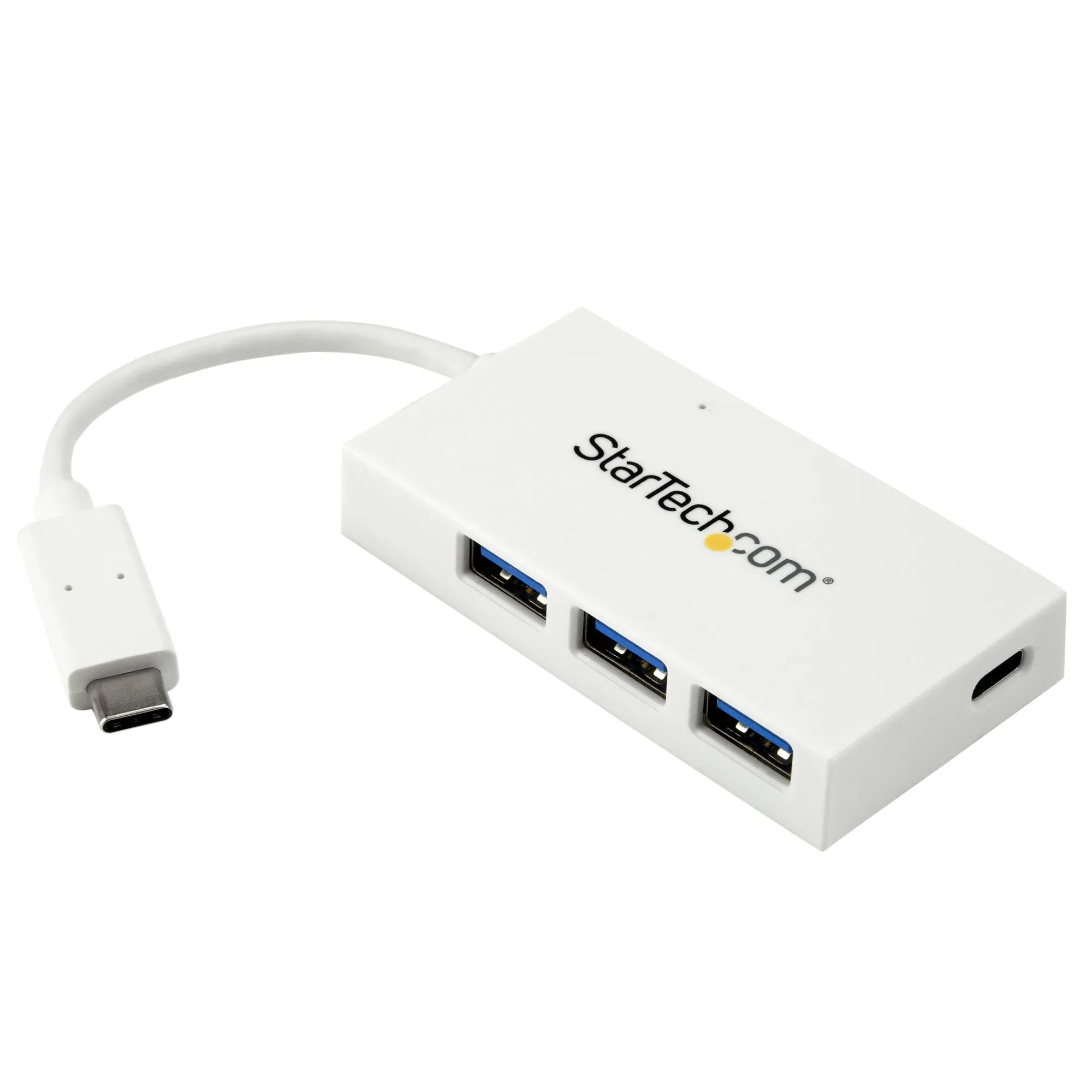 Startech.Com 4 Port Usb C Hub With 1X Usb-C & 3X Usb-A Ports (Superspeed 5Gbps), Usb Bus Powered, Compact Portable/Lapto