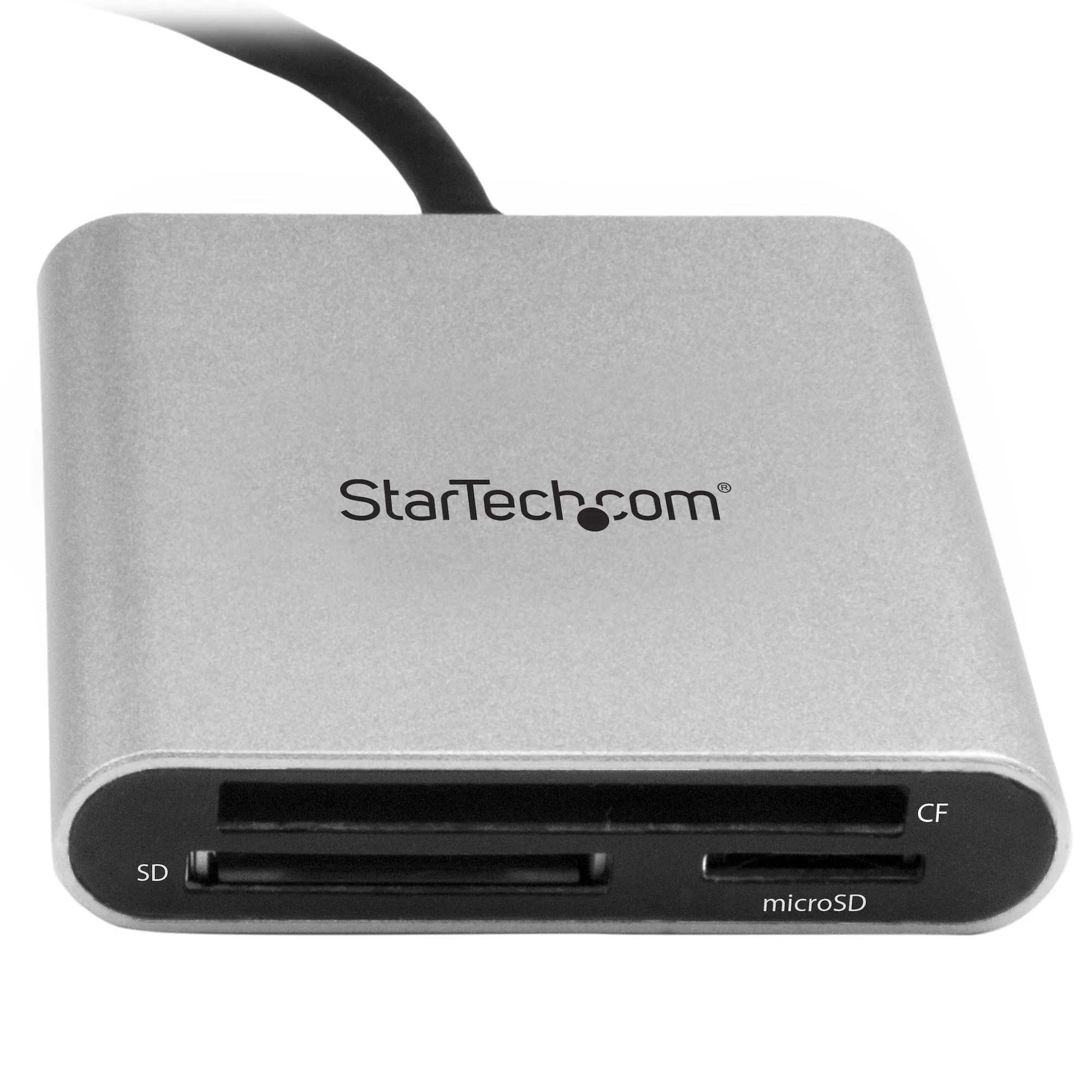 Startech.Com Usb 3.0 Flash Memory Multi-Card Reader/Writer With Usb-C - Sd Microsd And Compactflash Card Reader W/ Integ