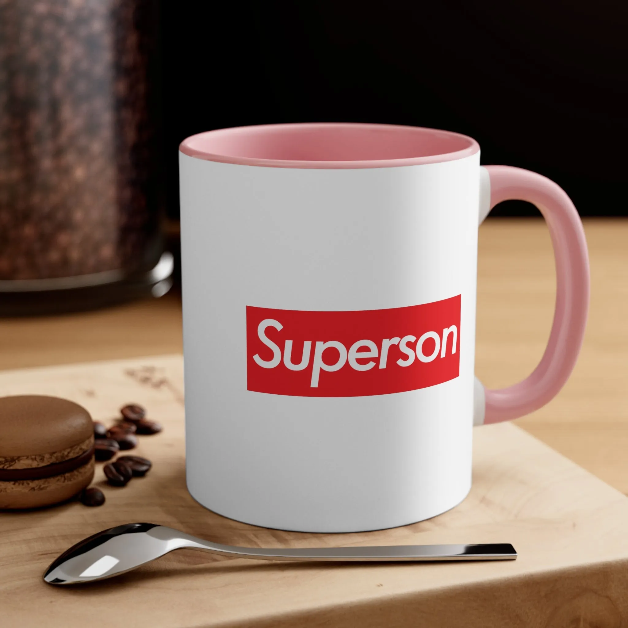 Superson Accent Coffee Mug, 11oz super Inspired Funny Child Children Appreciation Gift For Sons Son Thank You Thankful Birthday Christmas