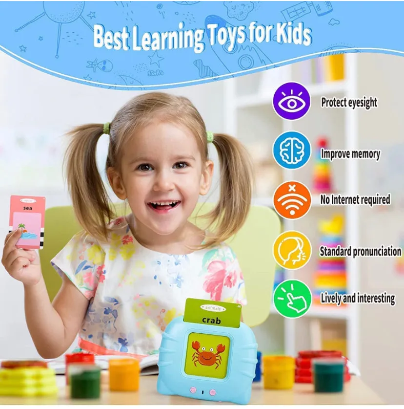 Talking Flash Card Learning Device Toy for kids