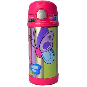 Thermos Funtainer Stainless Steel Bottle - Butterfly (355 ml)