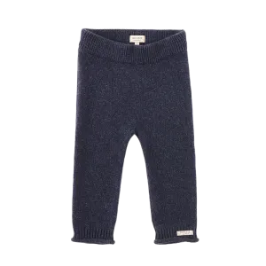 Trig Merino Wool Trousers | Blue Marine Melange