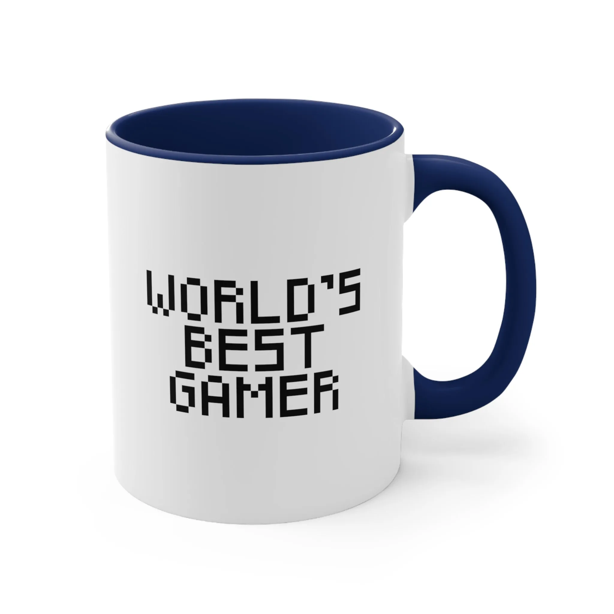 World's Best Gamer Accent Coffee Mug, 11oz