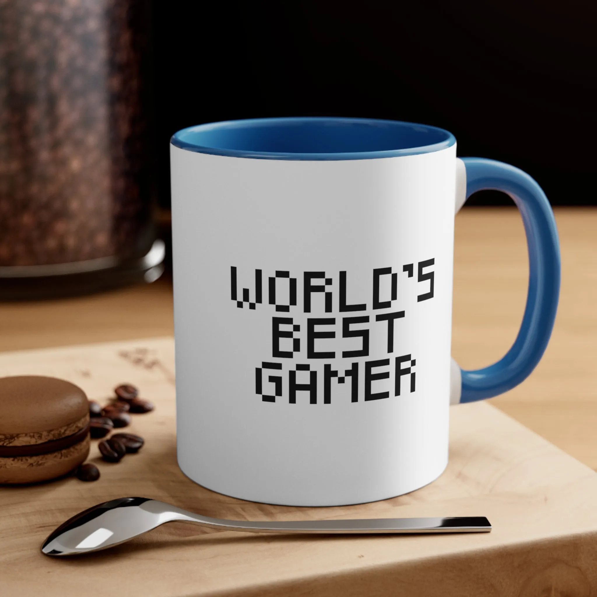 World's Best Gamer Accent Coffee Mug, 11oz