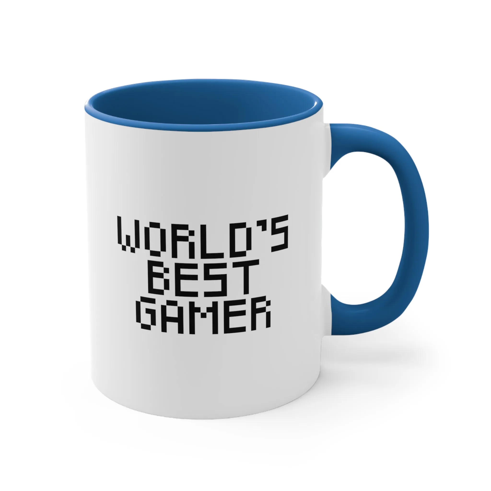 World's Best Gamer Accent Coffee Mug, 11oz