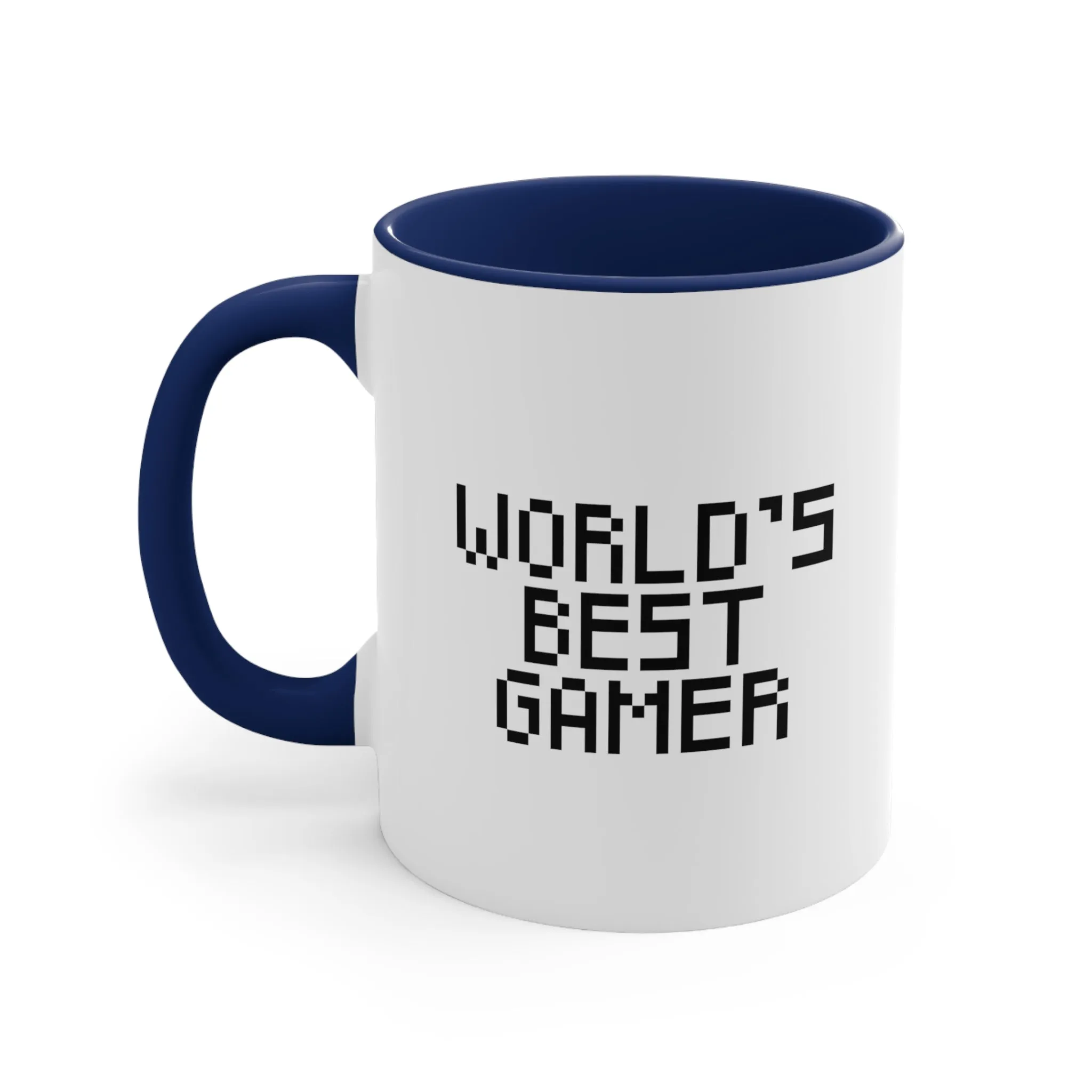 World's Best Gamer Accent Coffee Mug, 11oz