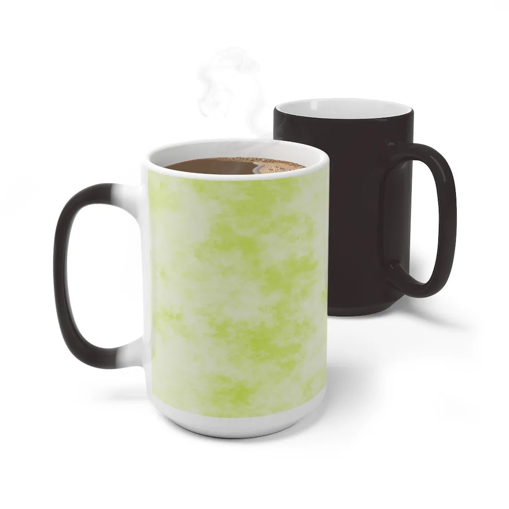 Yellow Clouds Color Changing Mug