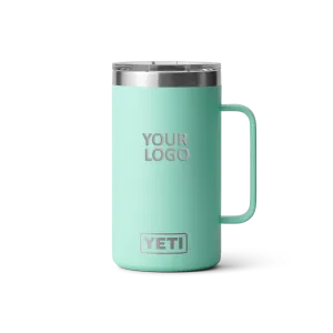 YETI Custom 24 oz Mugs with Magslider Lid, Seafoam