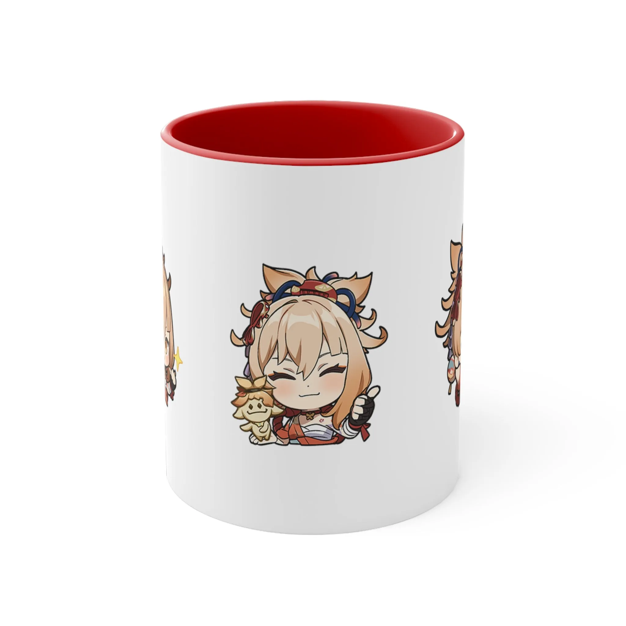 Yoimiya Genshin Impact Accent Coffee Mug, 11oz Cups Mugs Cup Gift For Gamer Gifts Game Anime Fanart Fan Birthday Valentine's Christmas