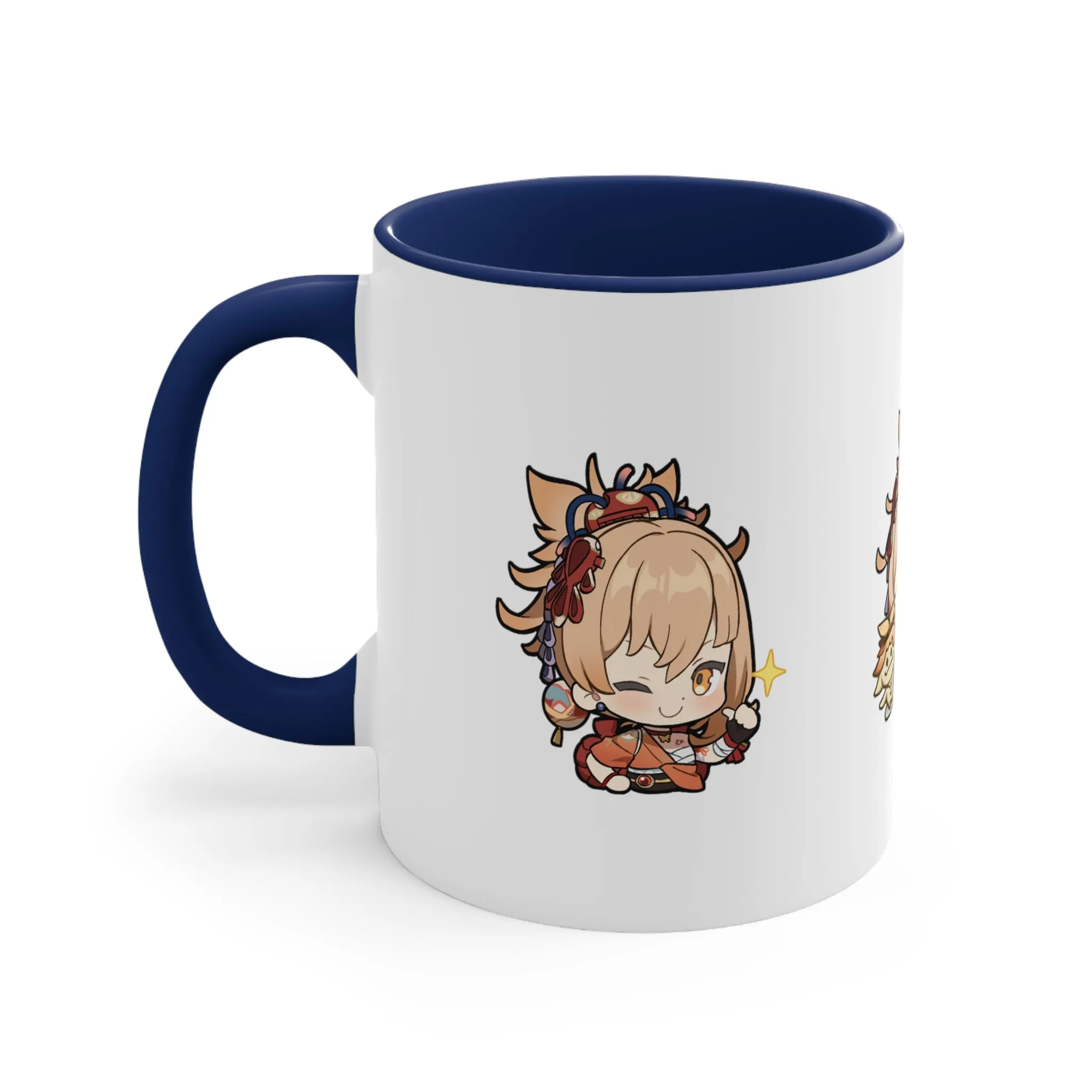 Yoimiya Genshin Impact Accent Coffee Mug, 11oz Cups Mugs Cup Gift For Gamer Gifts Game Anime Fanart Fan Birthday Valentine's Christmas